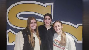 Seton Catholic girls basketball makes history, winning its first state playoff game and advancing to the Class 1A quarterfinals.