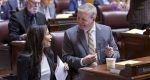 Senate Democrats in Washington have approved major tax increases, prompting Republican budget leaders to warn of a growing showdown ahead.