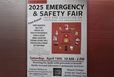 Emergency and Safety Fair to be held Saturday, April 19, in Battle Ground