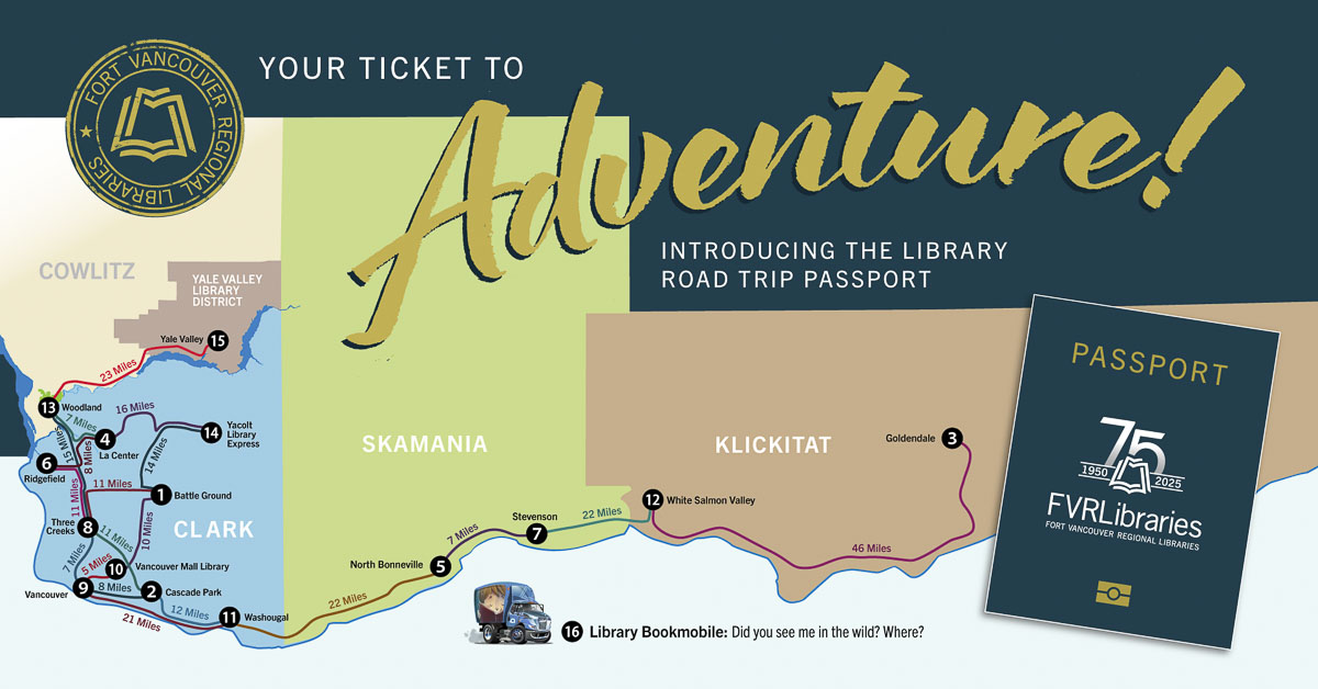 FVRLibraries is inviting local residents to explore all 15 district libraries and community attractions through its Road Trip Passport program, celebrating 75 years of service.